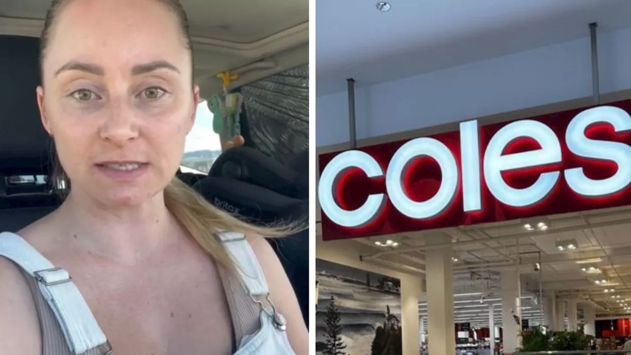 Mum unleashes at Coles self-serve rule