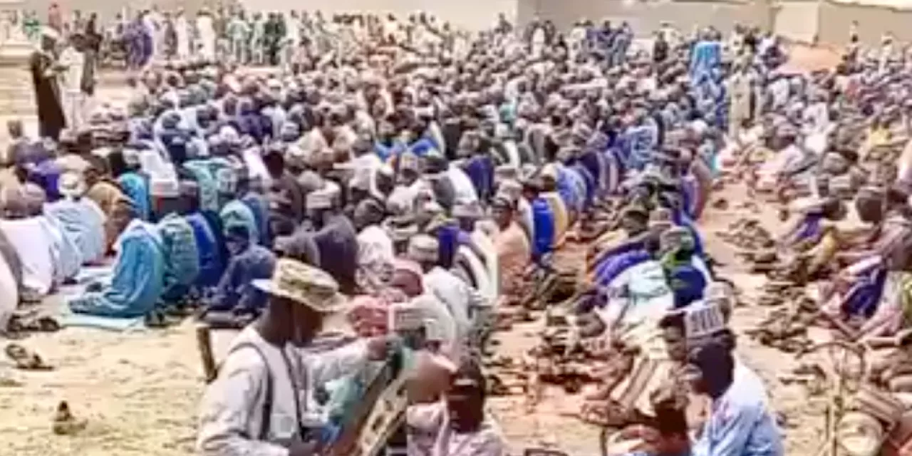 Bandits celebrate Eid-El-Fitr openly in Zamfara state [VIDEO]