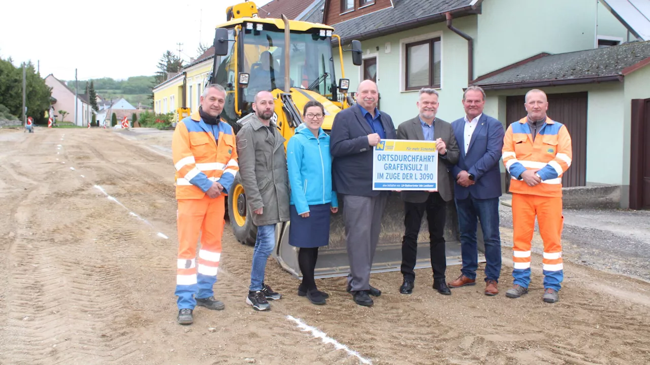 Baustelle: Grafensulzer Ortsdurchfahrt ist bis Ende November gesperrt