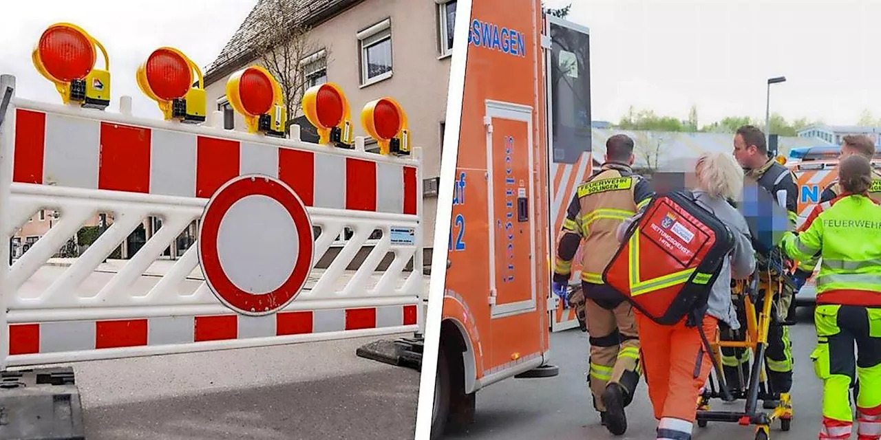 Frau und Kind mit Messer attackiert - Streit um Straßensperre in Franken eskaliert