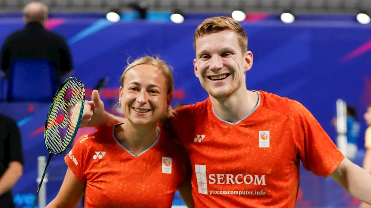 Badmintonners Tabeling en Piek plaatsen zich voor Olympische Spelen