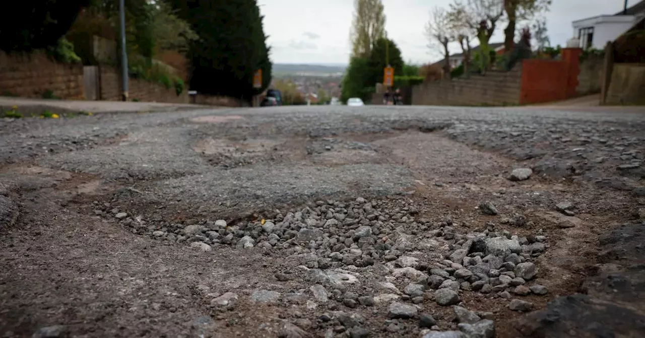 'Pathetic' road once again crowned worst road for potholes