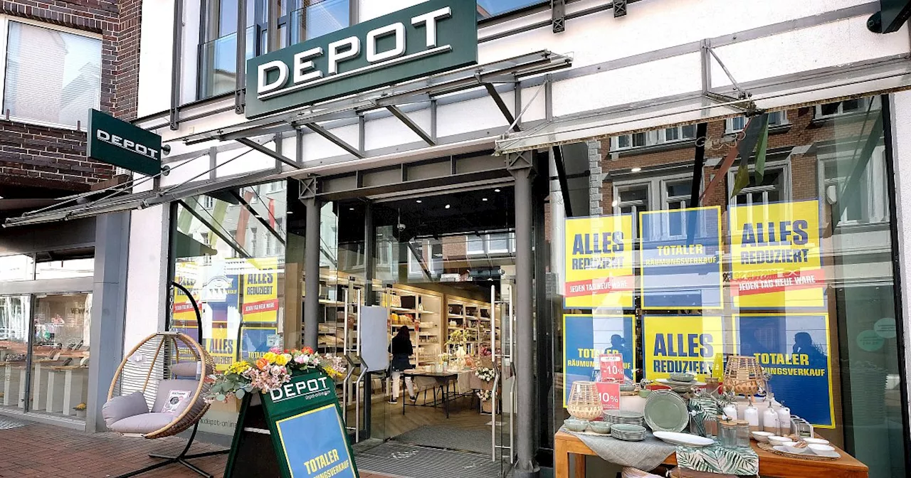 Totaler Räumungsverkauf bei Depot in der Gütersloher Innenstadt