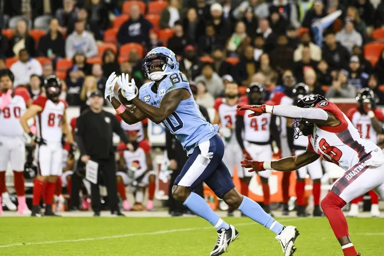 Argos-Riders contests to be family affair for Toronto receiver DaVaris Daniels