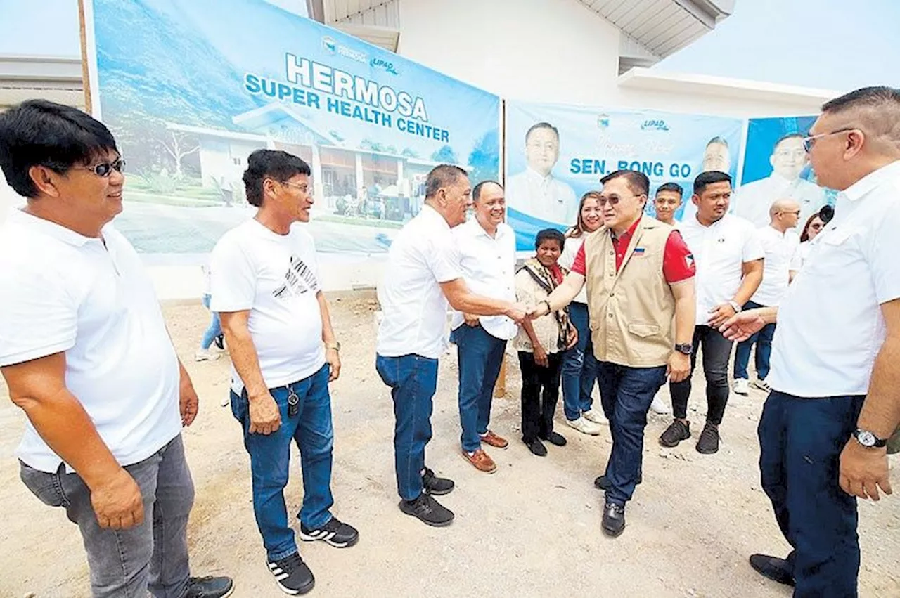 Sen. Bong Go Inspects Construction of Super Health Center in Bataan