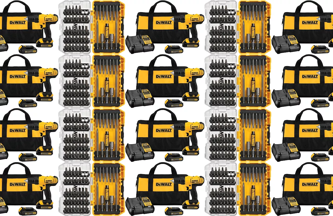 Save $90 on a DEWALT drill and bit driver set at Amazon