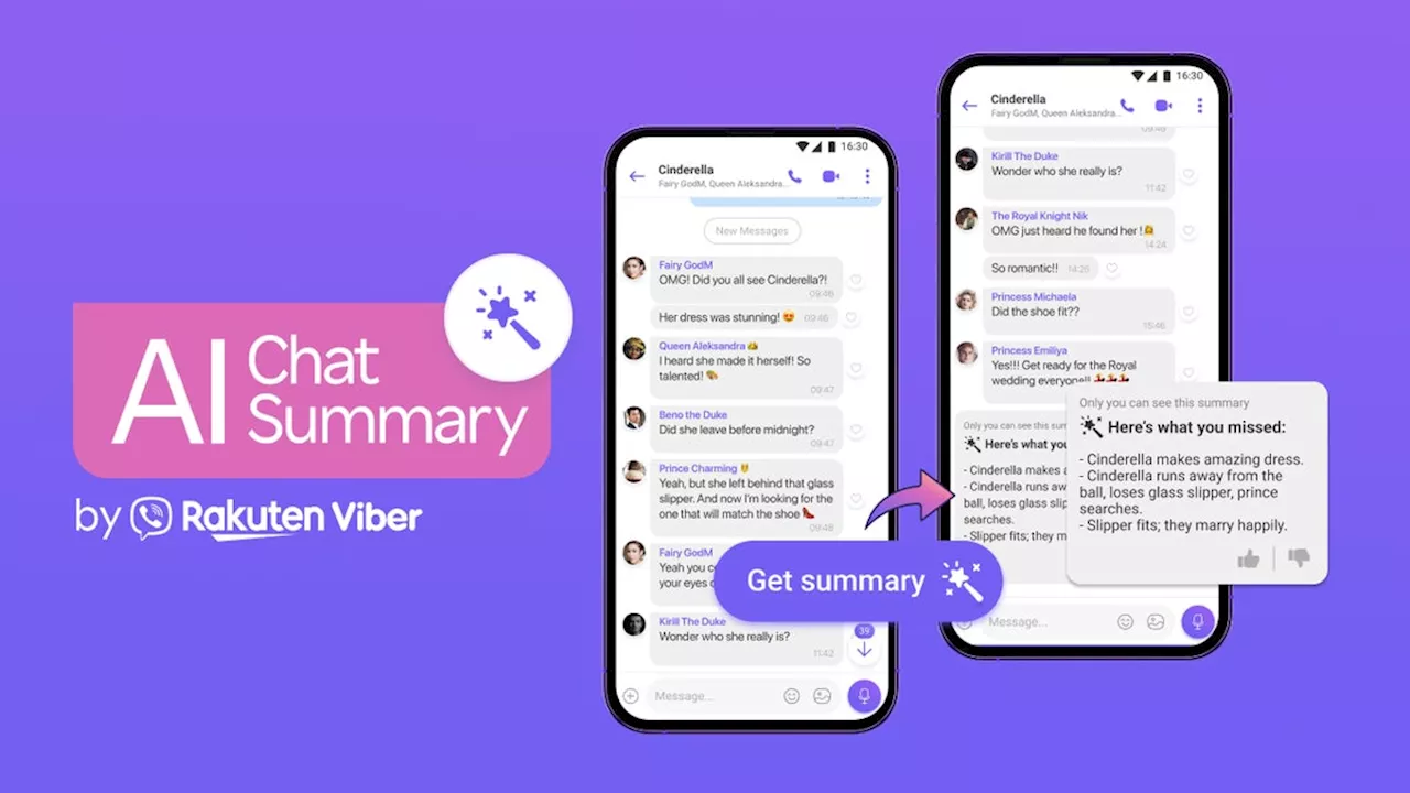 「Rakuten Viber」、生成AIを活用してグループチャットの未読メッセージを要約する新機能「AIチャットサマリー」の提供を開始