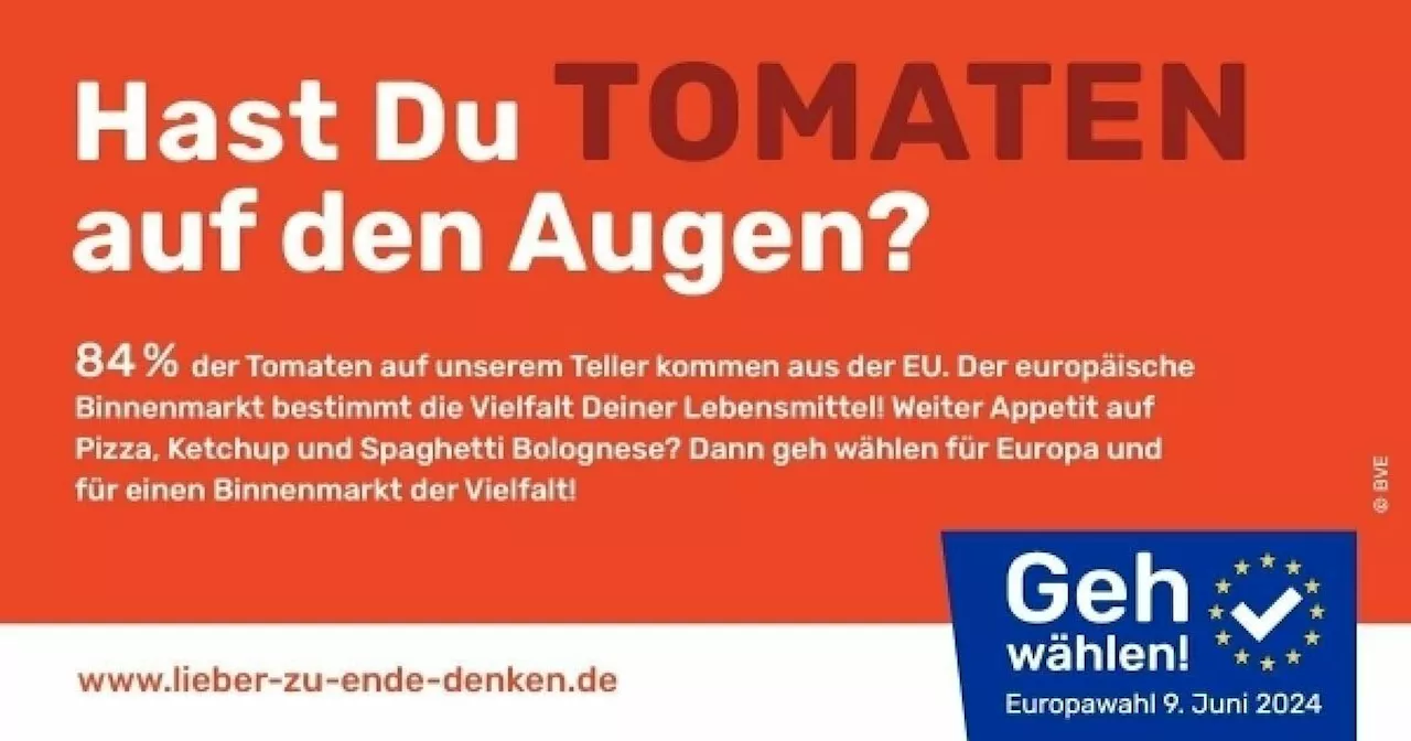 Lebensmittelindustrie: Kampagne zur Europawahl