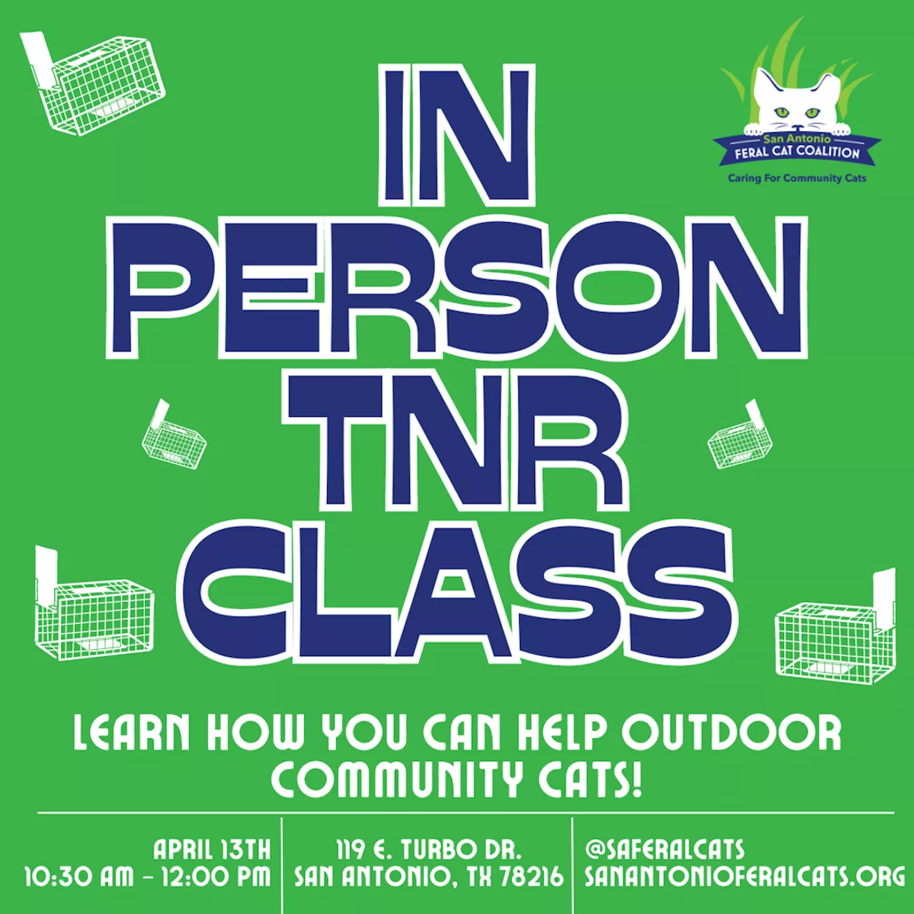 SAFCC offers free TNR classes