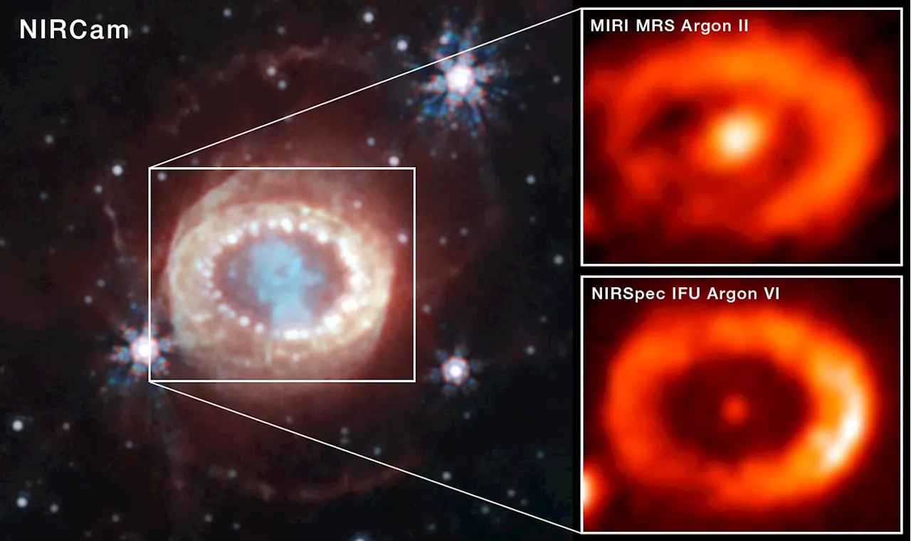 James Webb Space Telescope Identifies Neutron Star in Supernova Remnants