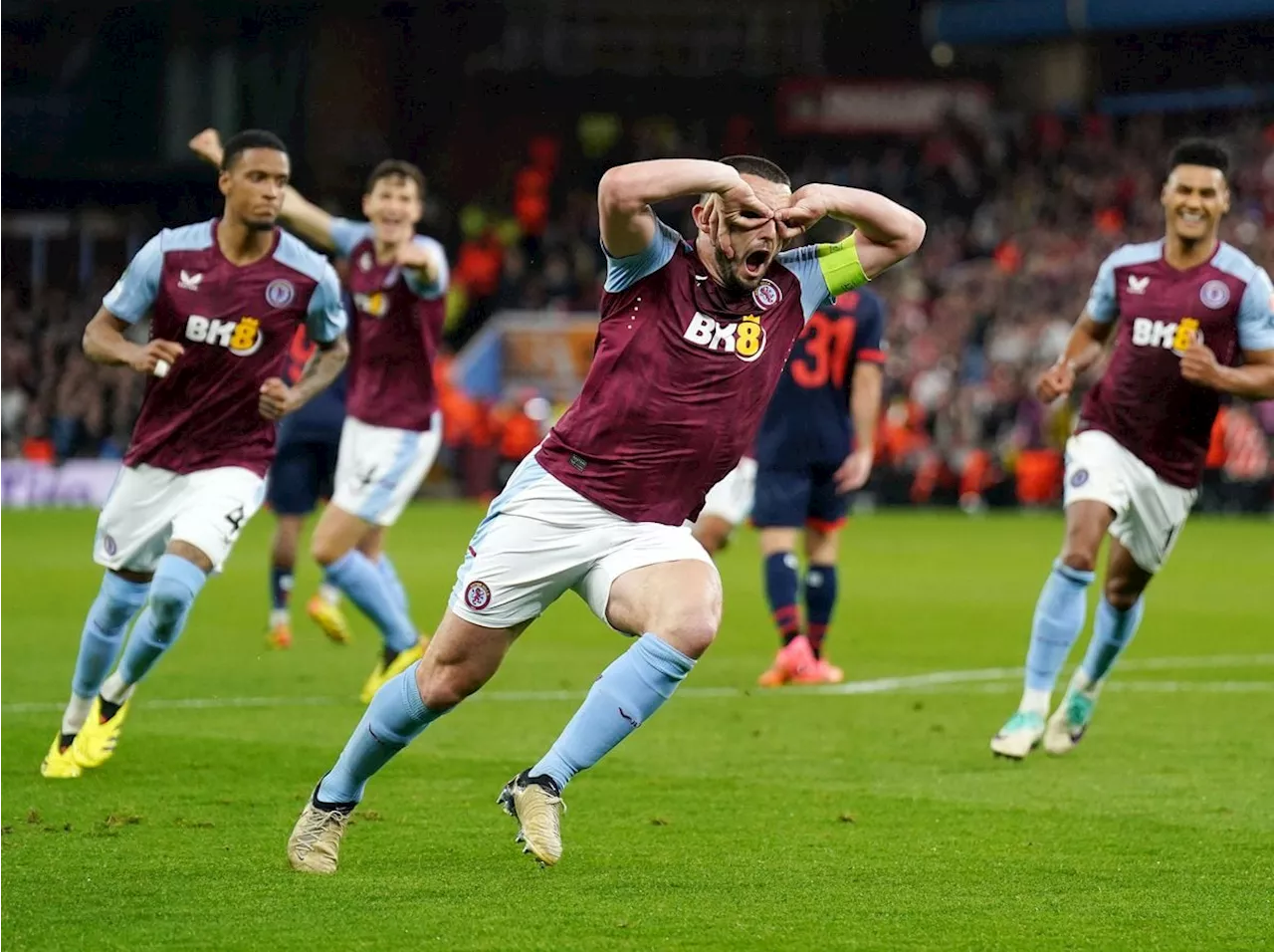 Europa Conference League quarter final: Aston Villa 2 Lille 1