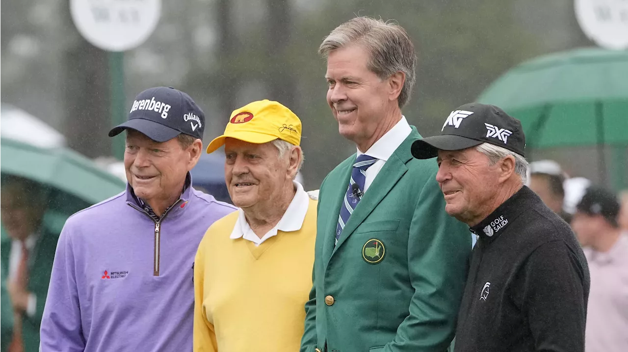 Jack Nicklaus, Gary Player, Tom Watson Kick Off 2024 Masters in Style With Honorary Tee Shots