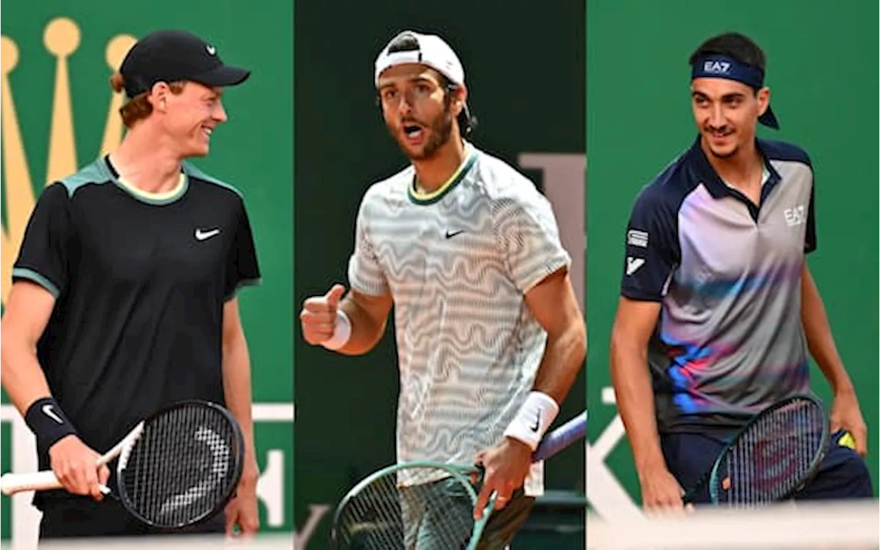 ATP Monte-Carlo, il programma di oggi: Sinner, Musetti e Sonego cercano i quarti