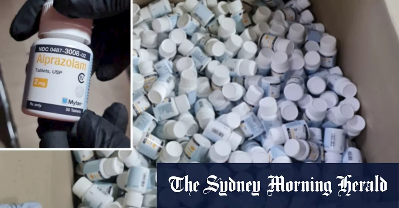 More than 700kg of anxiety drug Xanax seized in Sydney