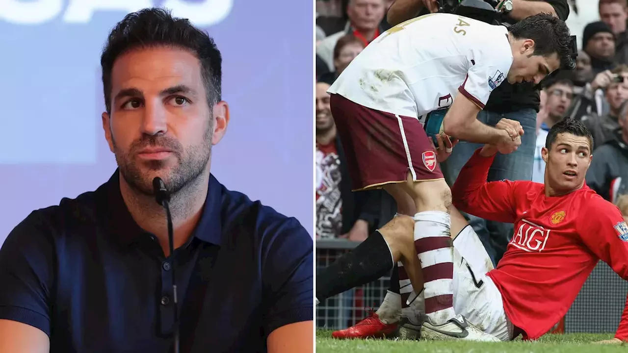 Cesc Fabregas snubs Cristiano Ronaldo when naming toughest-ever opponent who had 'everything in his locker'