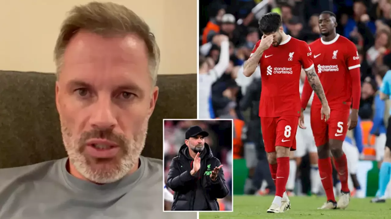 Jamie Carragher slams ‘awful’ Liverpool but picks out one positive from Atalanta humiliation