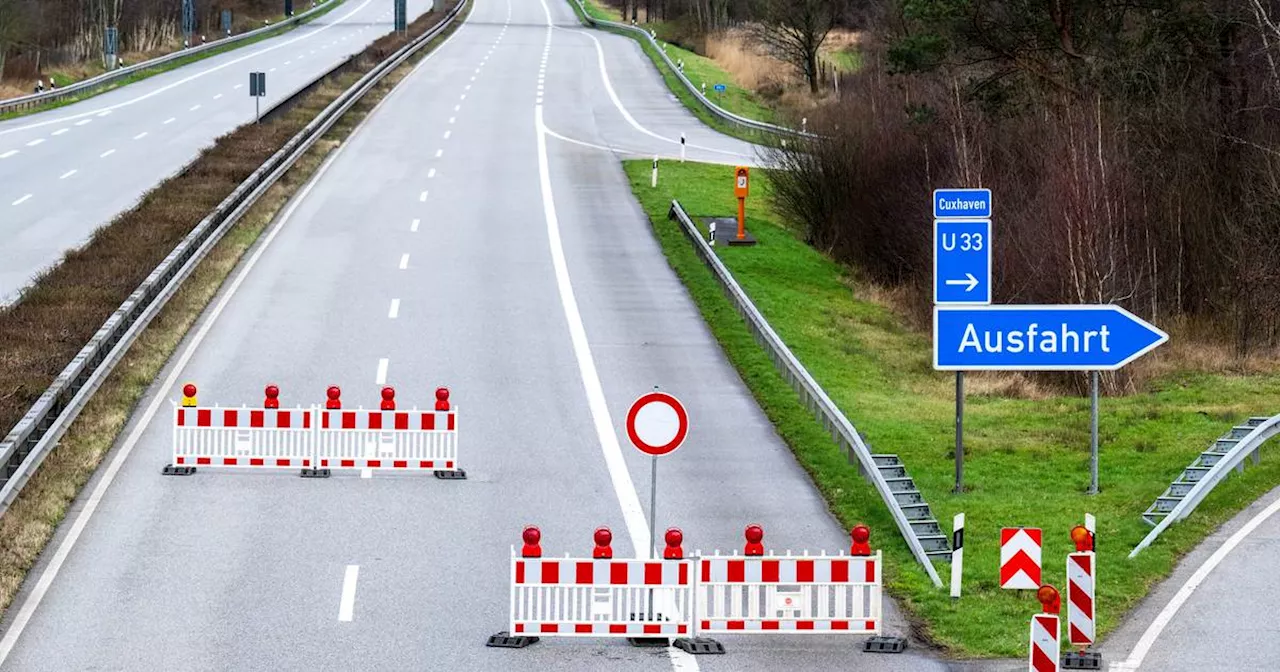 Vorbereitungen für Bauarbeiten an der Landertalbrücke führen zu Sperrung auf der A8