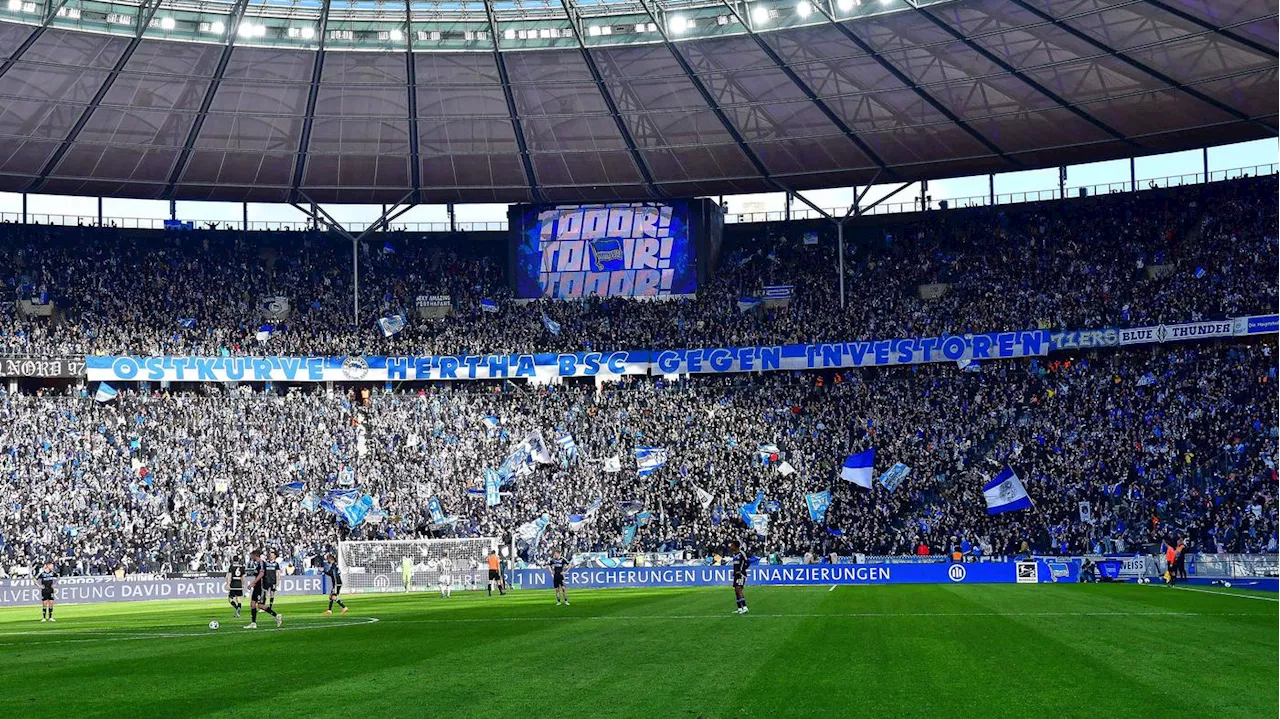 Erstmals seit 2007 zu Hause gegen Hansa: 60.000 Zuschauer bei Herthas Heimspiel