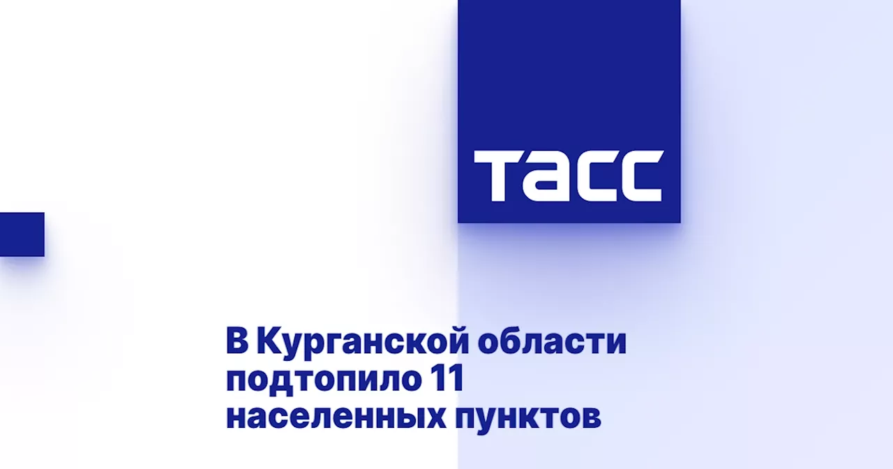 В Курганской области подтопило 11 населенных пунктов