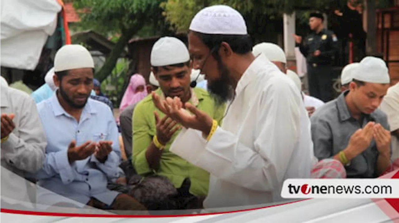 Imigran Rohingya Berlebaran di Aceh Barat