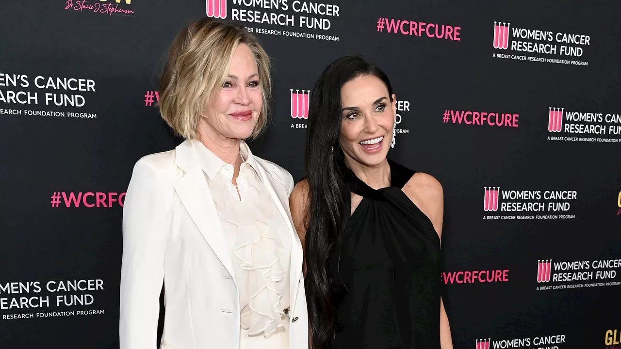 Demi Moore y Melanie Griffith, juntas de nuevo sobre la alfombra roja (por una buena causa)