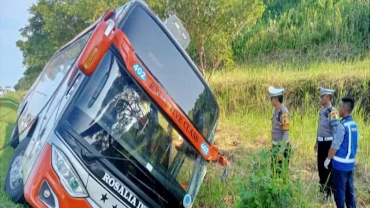 Bus Rosalia Indah yang Kecelakaan di Tol Batang-Semarang Bawa 32 Penumpang