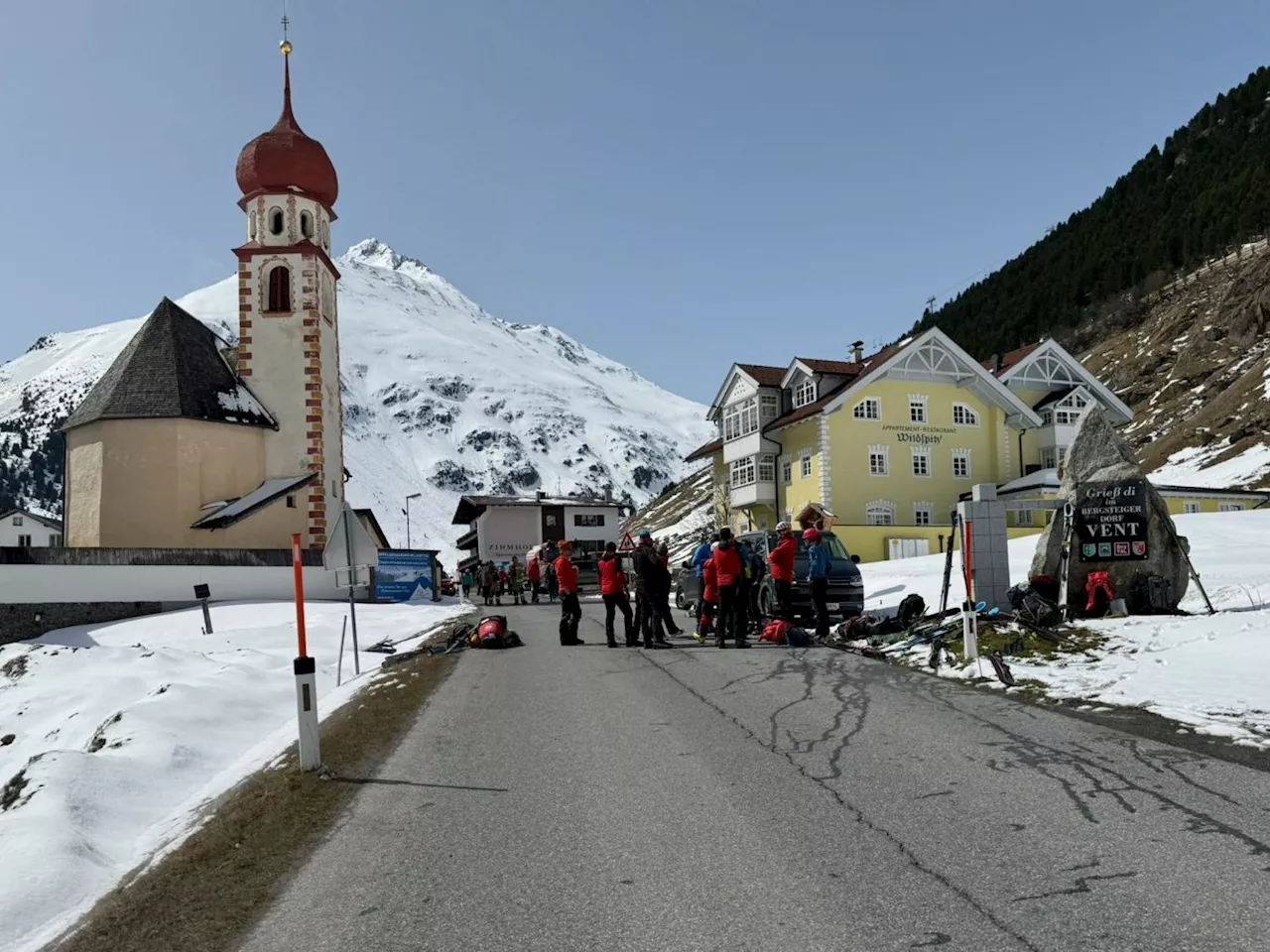 Lawinenabgang in den Ötztaler Alpen: Zwei Tote und zwei Vermisste