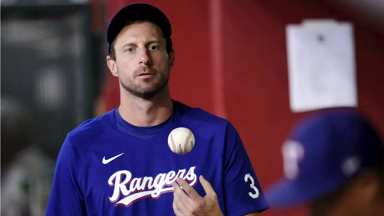 Max Scherzer appears ahead of schedule in return to Rangers from back surgery