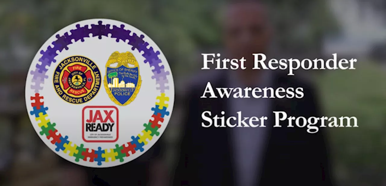 JSO, JFRD, JaxReady creates sticker program to alert first reponders to people with cognitive impairments