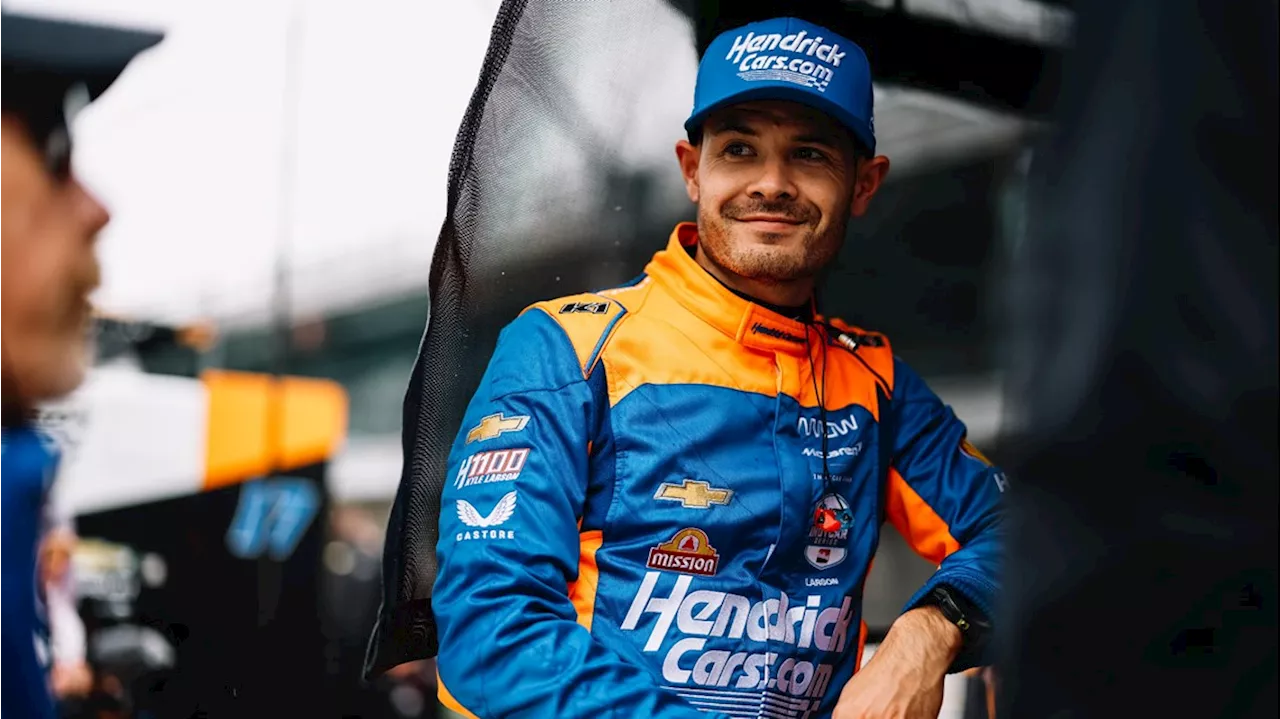 Top NASCAR driver Kyle Larson uses Indianapolis 500 testing to learn on the fly