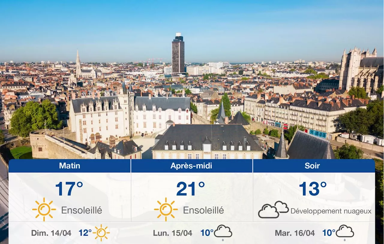 Météo Nantes: prévisions du samedi 13 avril 2024