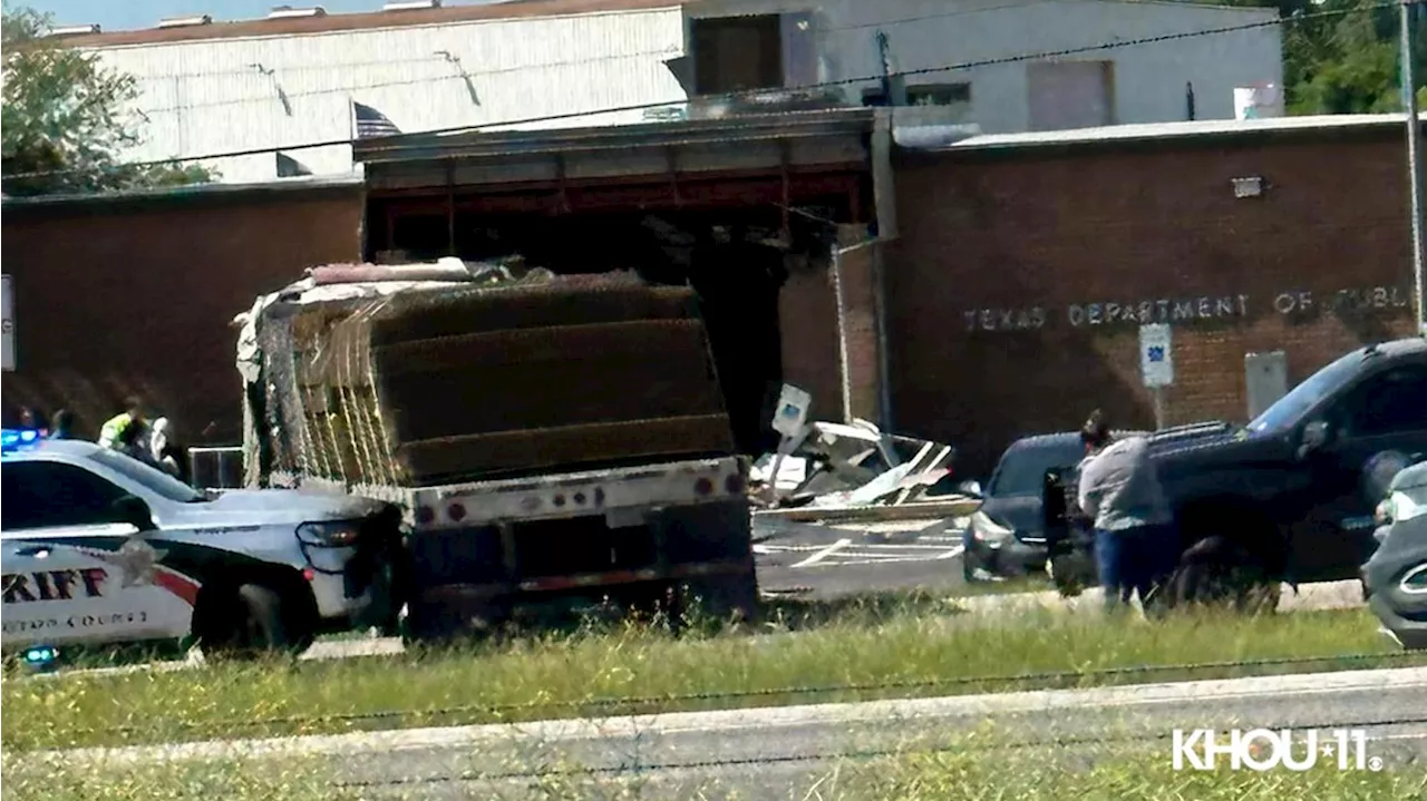 Multiple Injured in Commercial Vehicle Crash into DPS Office in Brenham