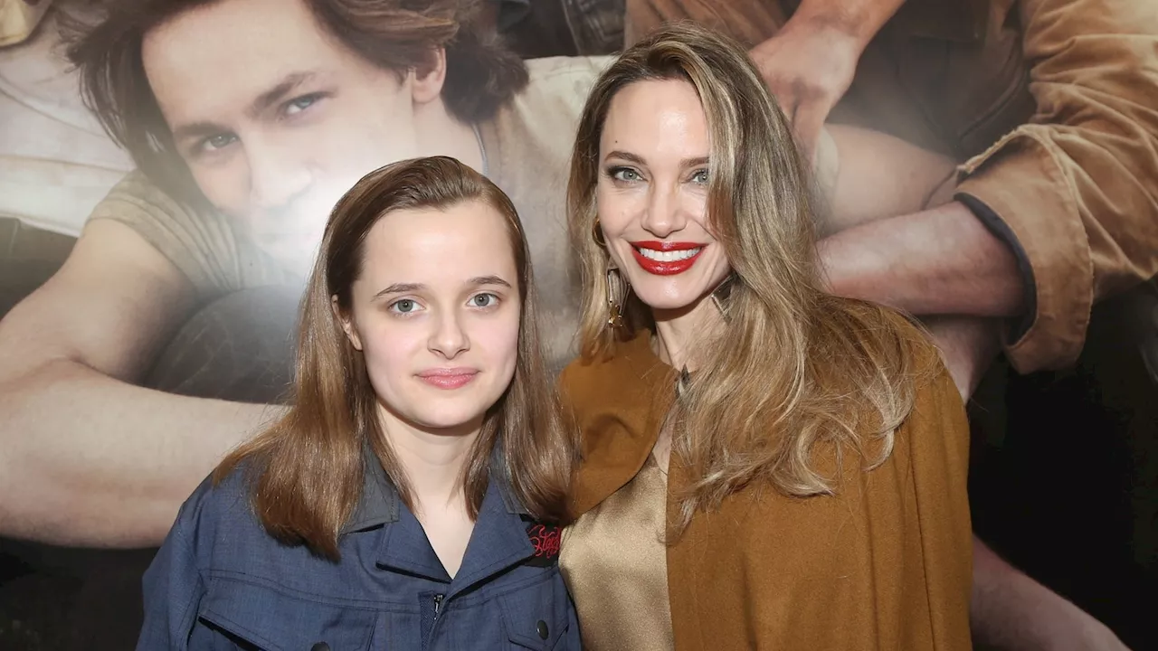 Angelina Jolie steps out with daughter Vivienne at 'The Outsiders' Broadway premiere