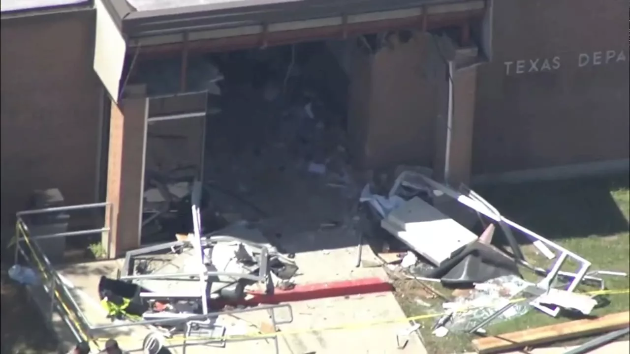 LIVE: 16 hurt after stolen truck intentionally crashes into TX DPS office; suspect in custody