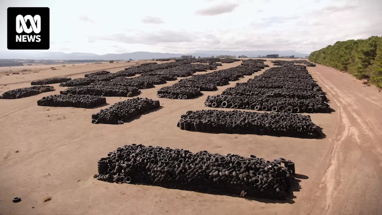 Gigantic Stockpile of Used Tyres in Tasmania Raises Environmental Concerns