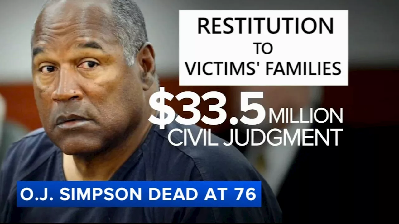 If O.J. Simpson's assets go to court, Goldman, Brown families could be first in line