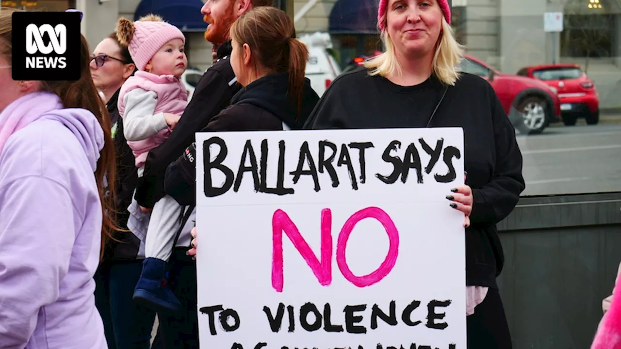 Rally remembering Rebecca Young, Samantha Murphy and Hannah McGuire brings Ballarat community together