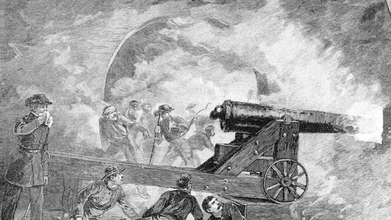 The Beginning of the U.S. Civil War: Confederate Forces Fire on Fort Sumter