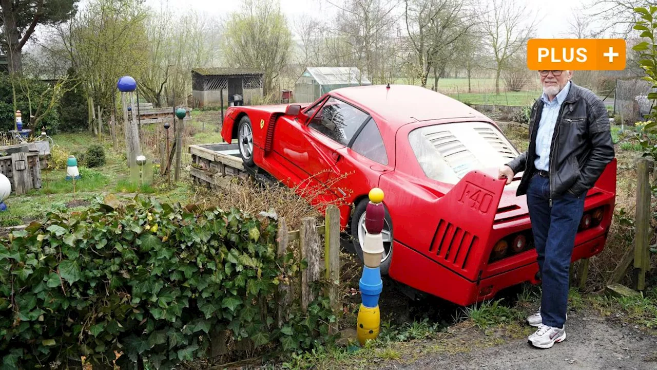 Wie ein Bugatti, ein Porsche und ein Ferrari in einem Garten in Zeuzleben gelandet sind