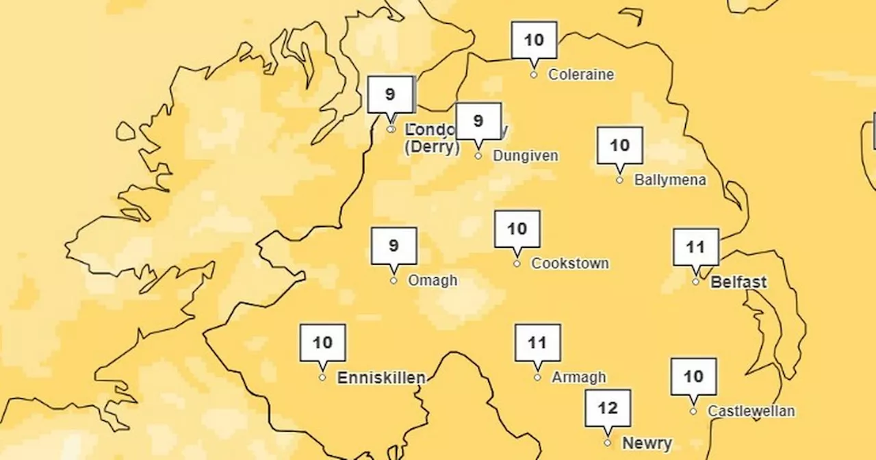 Northern Ireland weather forecast for weekend ahead