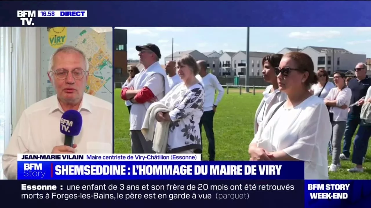 'À chaque fois qu'elle aura besoin, elle sait qu'elle pourra me trouver à sa disposition': le message du maire de Viry-Châtillon à la mère de Shemseddine