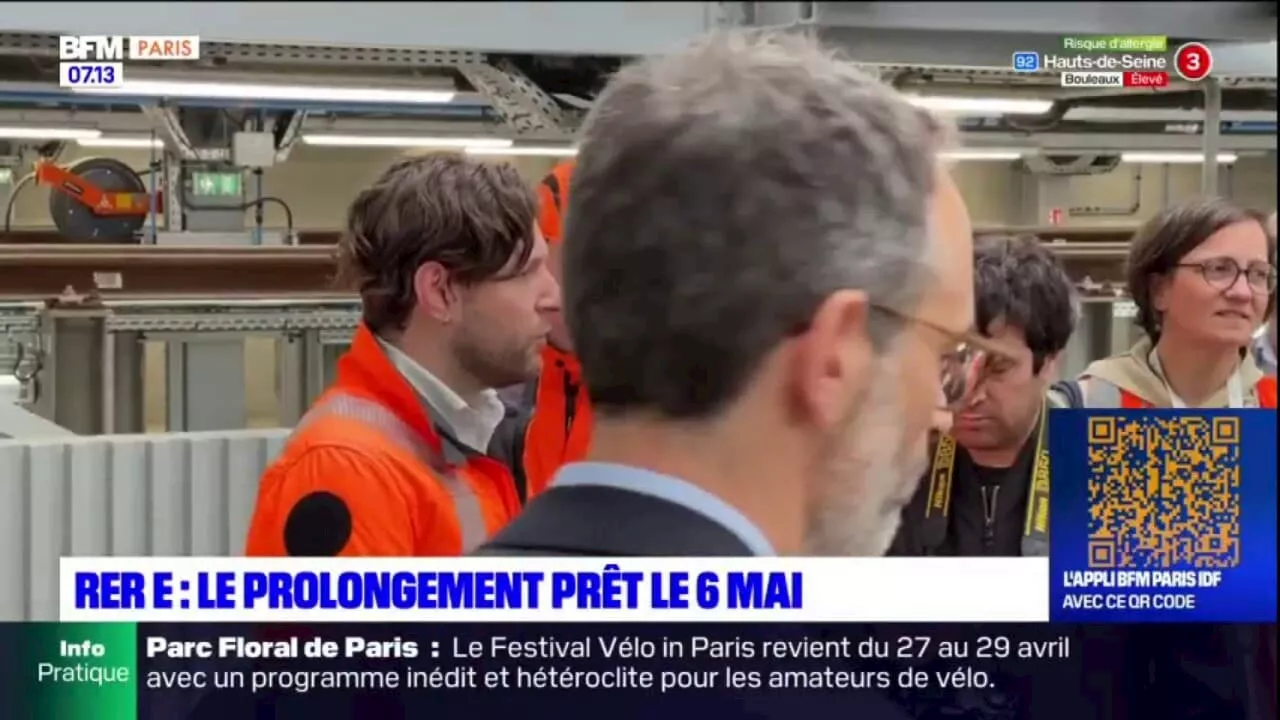 Nanterre: le prolongement du RER E lancé le 6 mai prochain