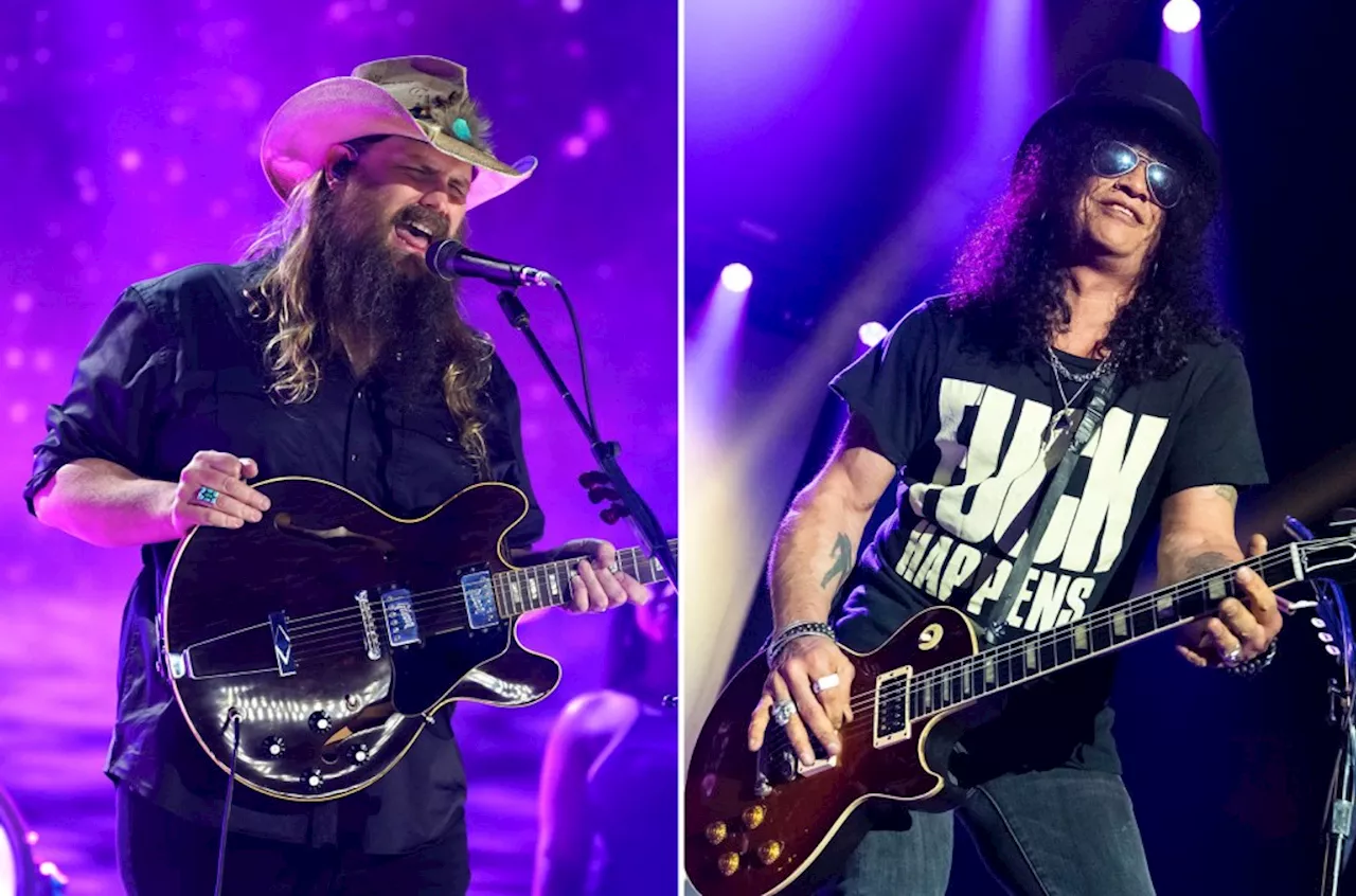 Slash Ropes Chris Stapleton in For Bluesy Cover of Fleetwood Mac’s ‘Oh Well’