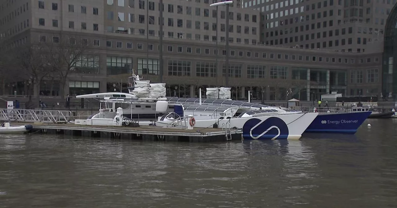 Renewable Energy-Powered Sailboat Visits New York City