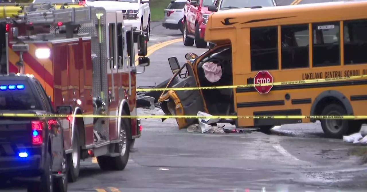 Students among several hurt in Yorktown school bus crash