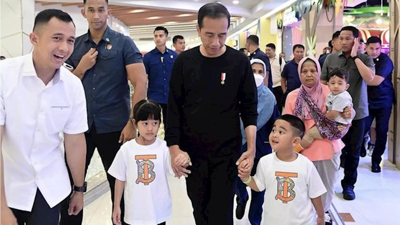 Libur Lebaran, Jokowi Ajak Al Nahyan, Saud & Sedah Mirah ke Mal Medan