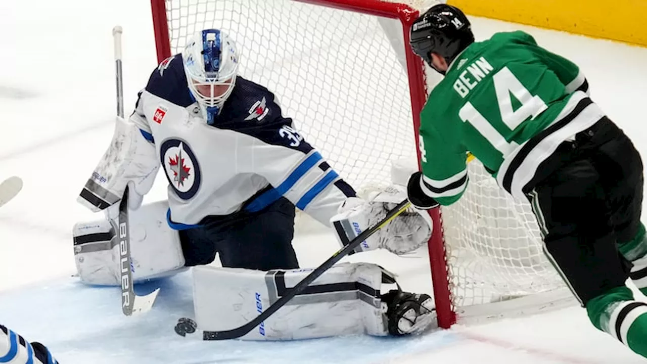 No celebration yet as Stars shut out by Jets, remain one win away from division clinch