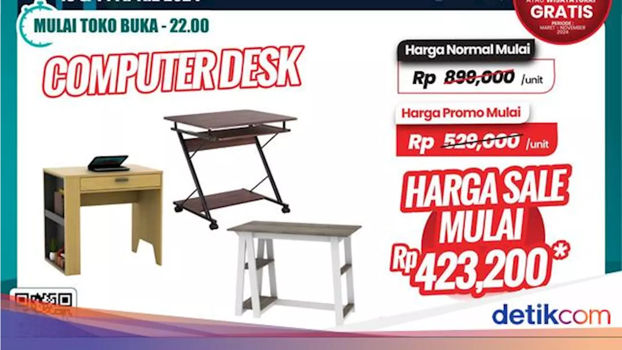 Transmart Full Day Sale: Diskon Besar-Besaran untuk Produk Meja Belajar