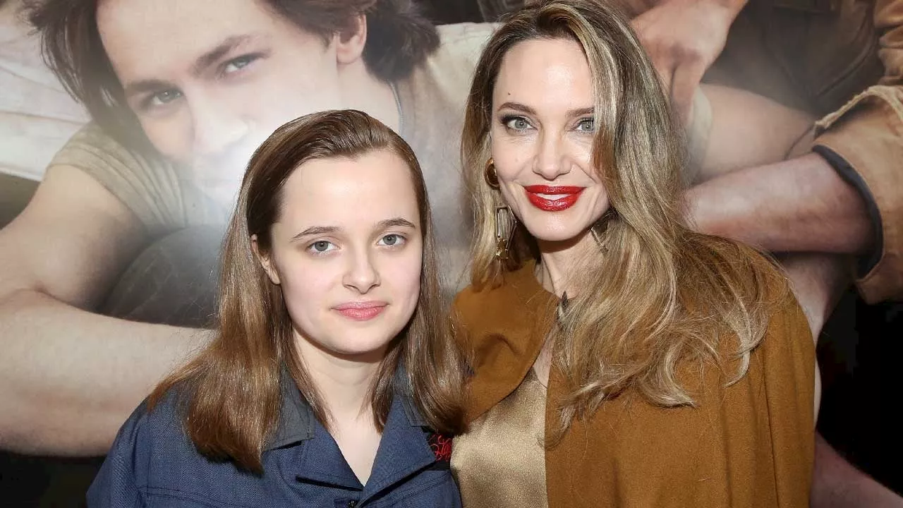 Angelina Jolie and Daughter Vivienne Celebrate Opening Night of Their Broadway Production 'The Outsiders'