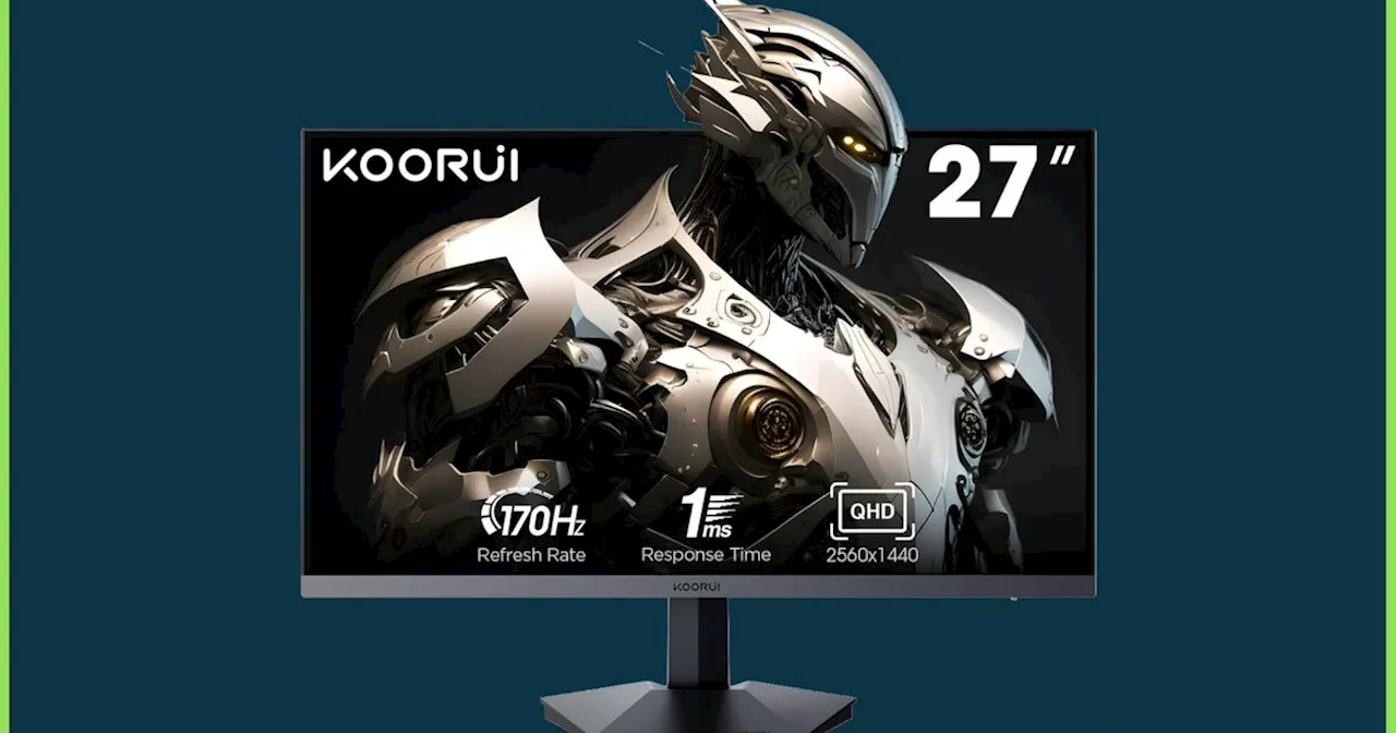 Get £50 off a speedy Koorui 27 inch gaming monitor thanks to this Amazon voucher